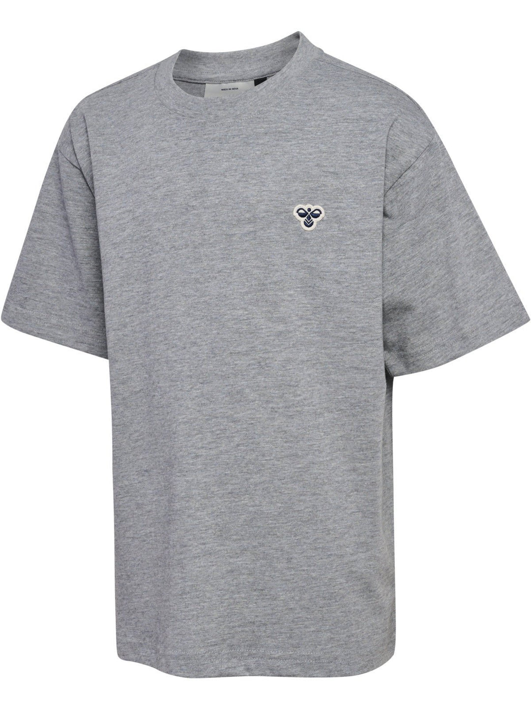 Hummel JR Loose T - skjorte Bee – Grey Melange for barn - Brobrobrille