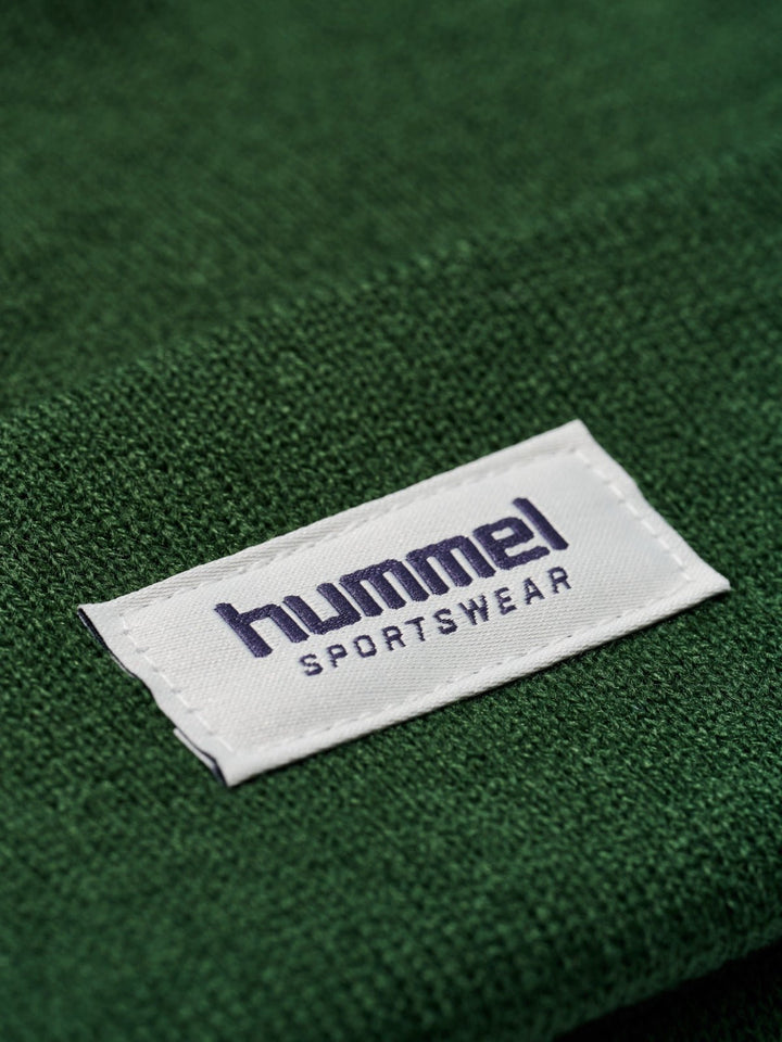 Hummel JR Strikkelue – Dark Green for barn - Brobrobrille
