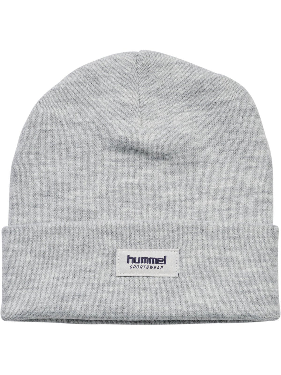 Hummel JR Strikkelue – Light Grey Melange for barn - Brobrobrille