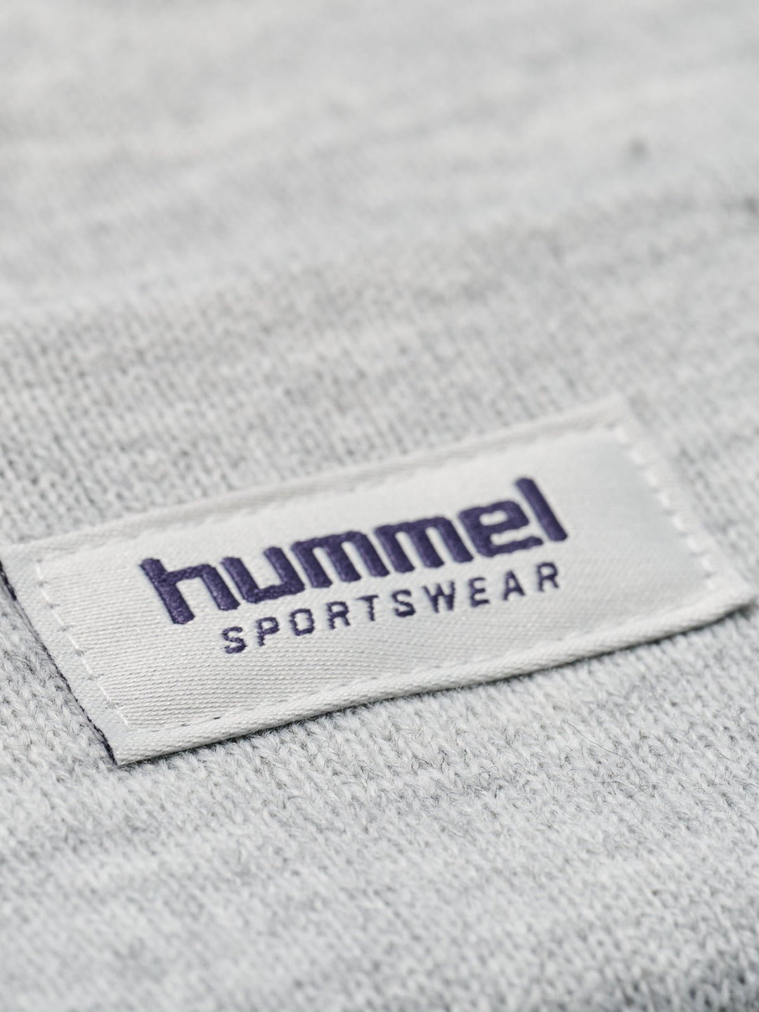 Hummel JR Strikkelue – Light Grey Melange for barn - Brobrobrille