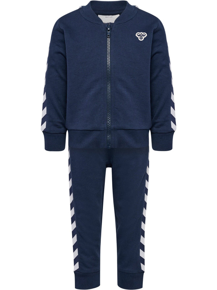 Hummel MINI Chevron Joggedress – Dress Blues for barn - Brobrobrille