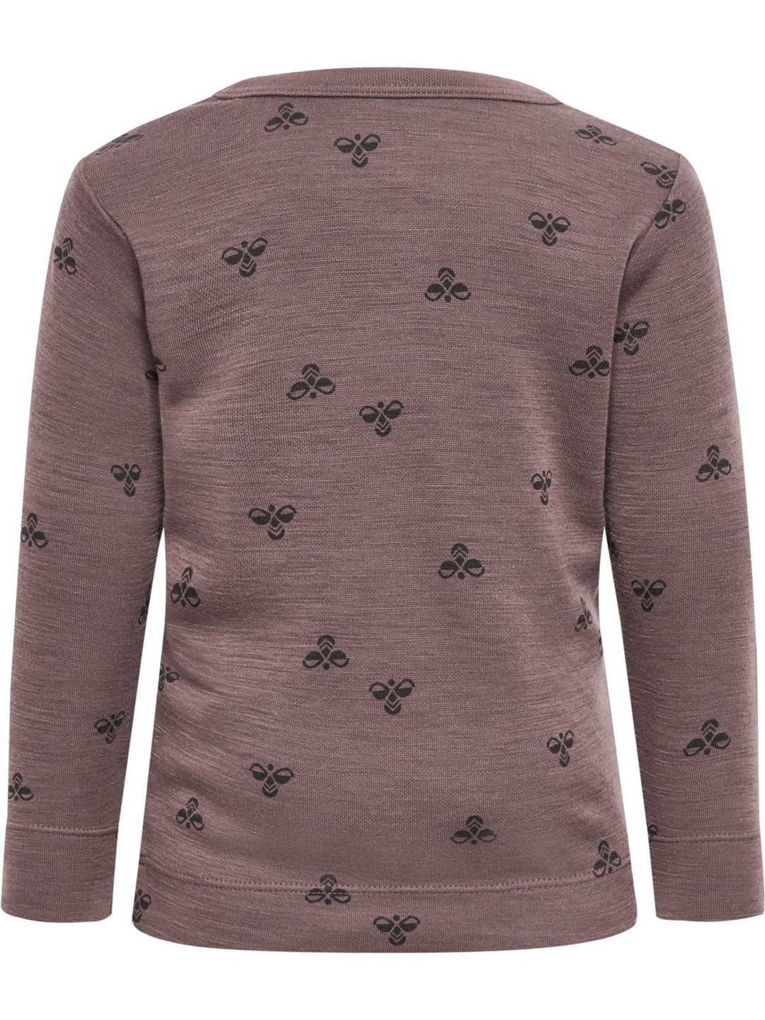 Hummel MINI Ull T - skjorte L/S – Twilight Mauve for barn - Brobrobrille