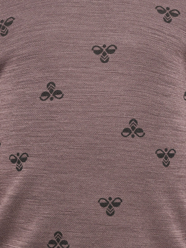 Hummel MINI Ull T - skjorte L/S – Twilight Mauve for barn - Brobrobrille