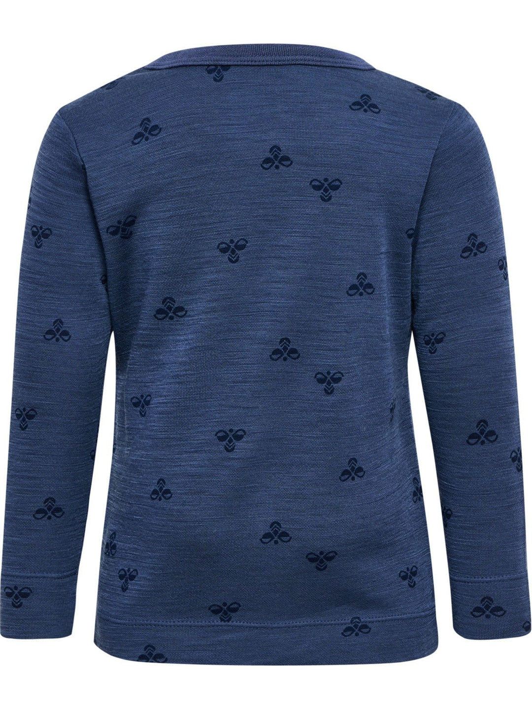 Hummel MINI Ull T - skjorte L/S – Vintage Indigo for barn - Brobrobrille