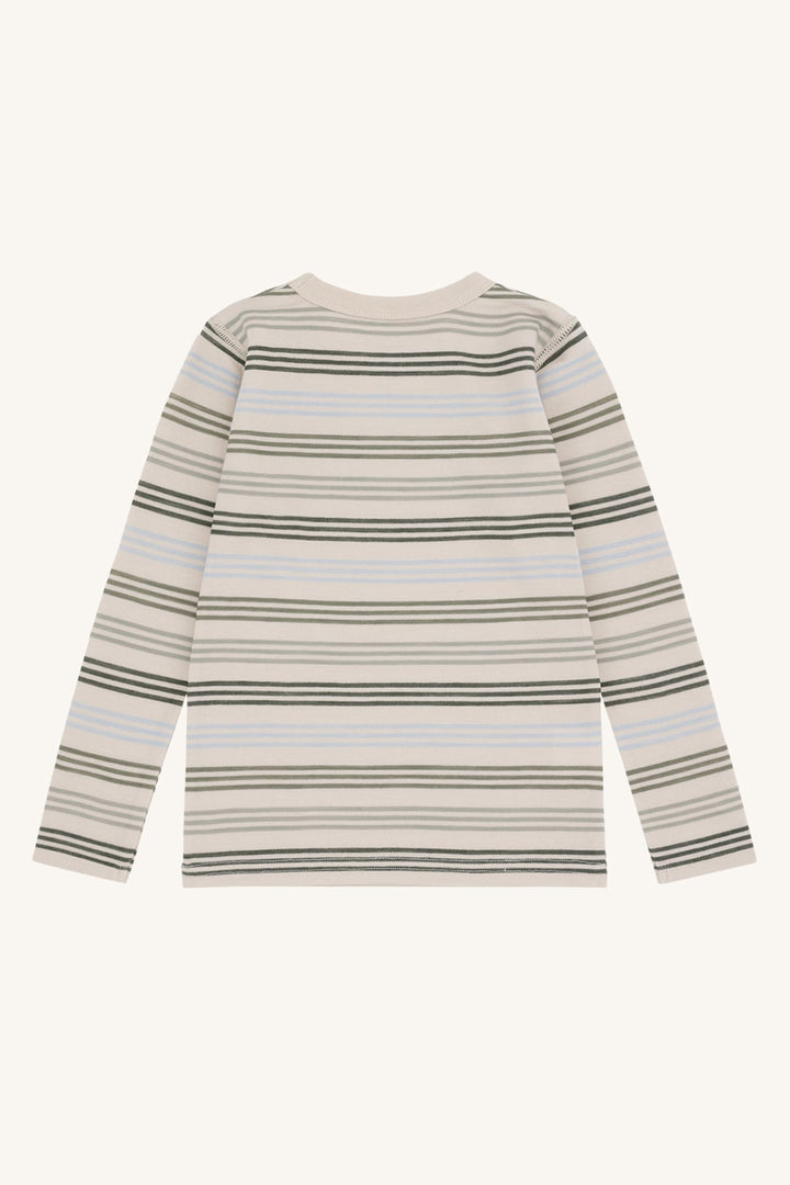 Hust and Claire Abba – Genser i ull og bambus med striper – French Oak for barn - Brobrobrille