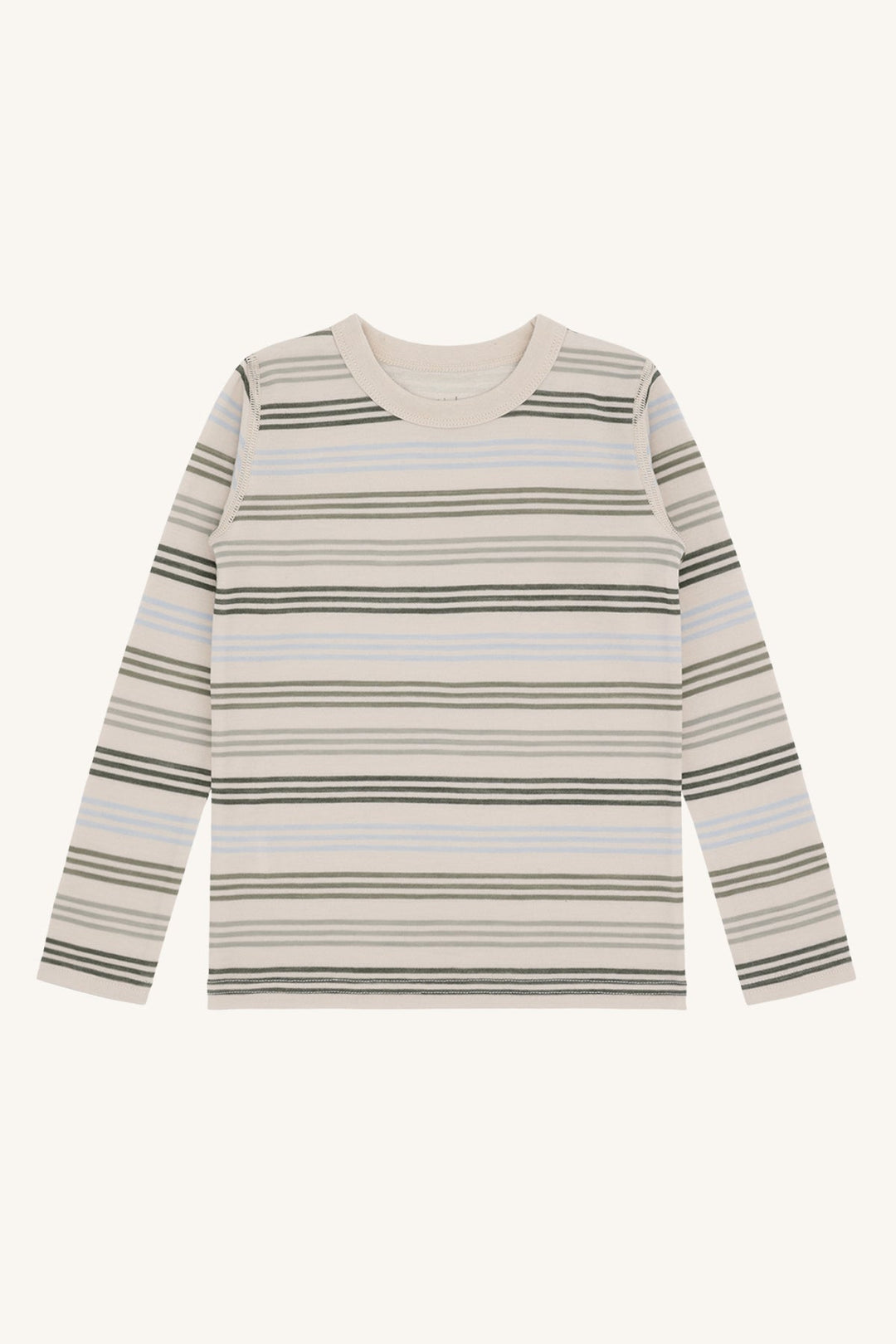 Hust and Claire Abba – Genser i ull og bambus med striper – French Oak for barn - Brobrobrille