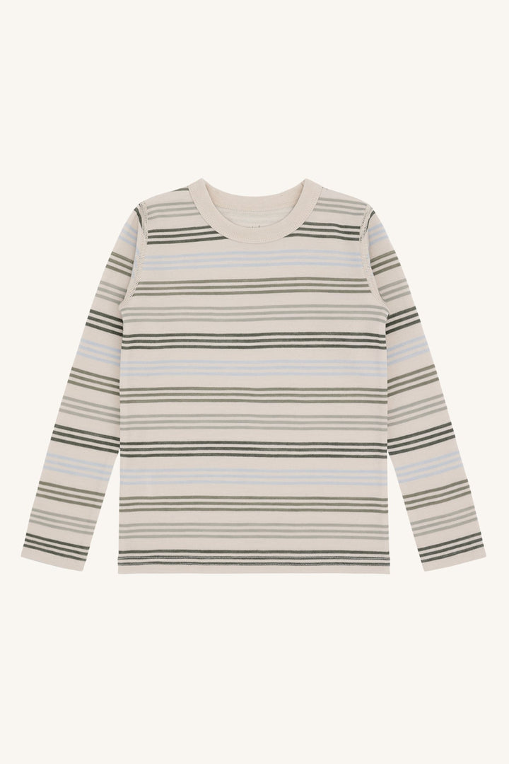 Hust and Claire Abba – Genser i ull og bambus med striper – French Oak for barn - Brobrobrille