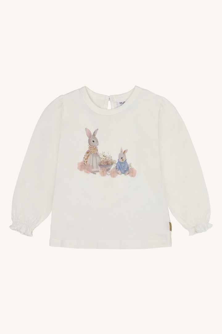 Hust and Claire Alma langermet t - skjorte med kaniner – Sugar for barn - Brobrobrille