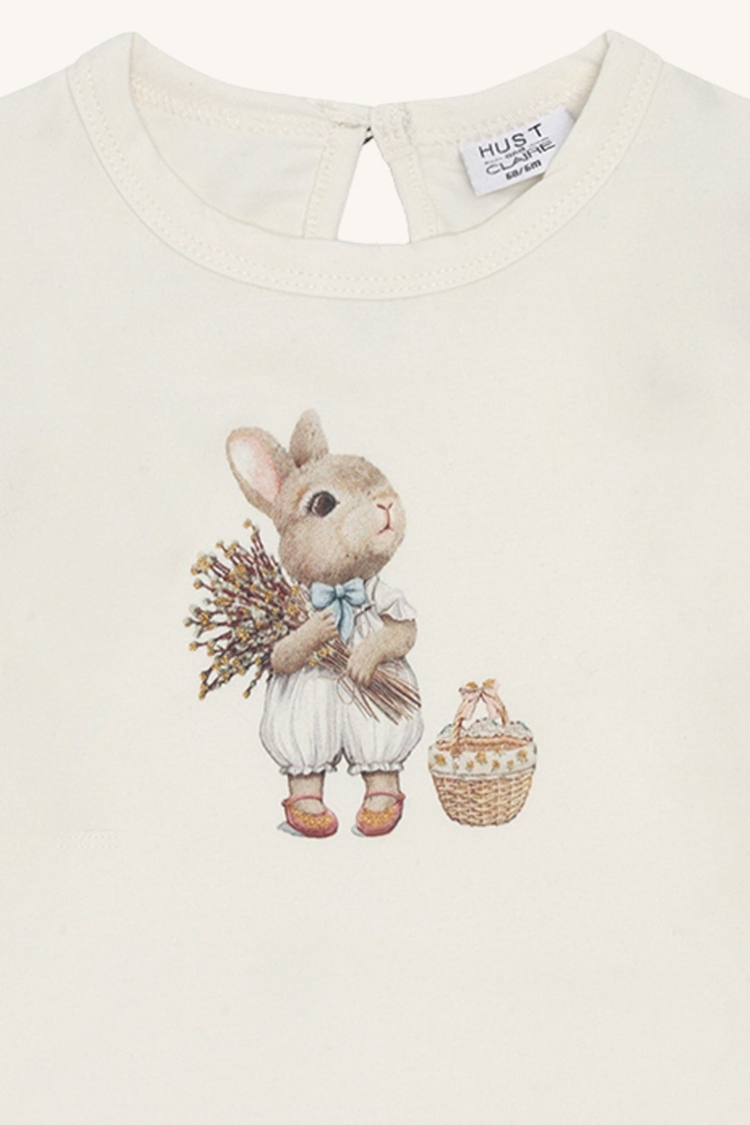 Hust and Claire Alma Langermet T - skjorte Sweet Bunny - Sugar for barn - Brobrobrille