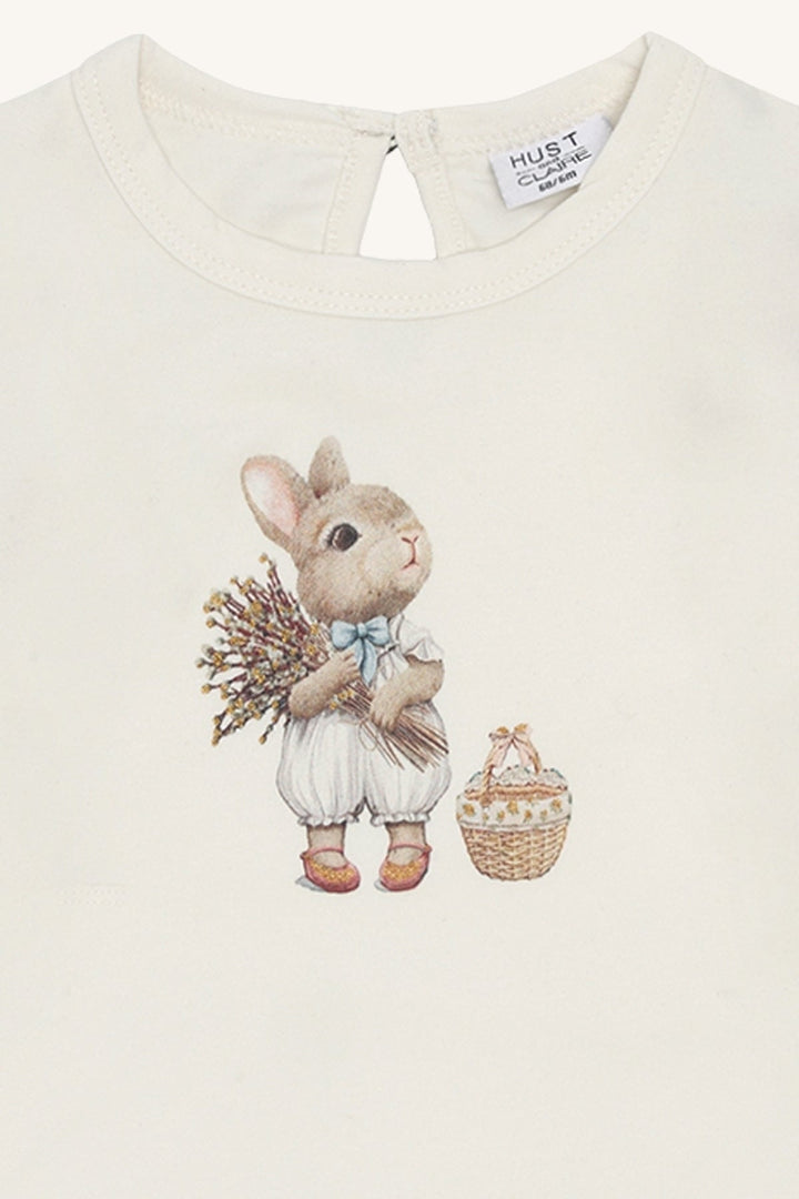 Hust and Claire Alma Langermet T - skjorte Sweet Bunny - Sugar for barn - Brobrobrille