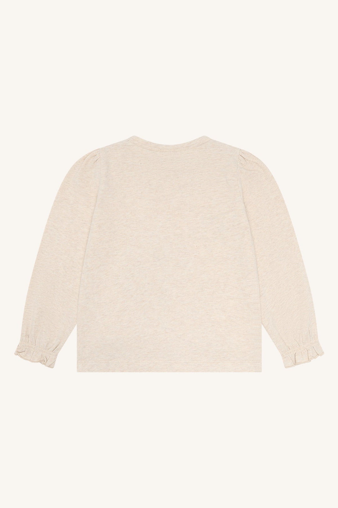 Hust and Claire Alma Langermet T - skjorte Unicorn - Wheat Melange for barn - Brobrobrille