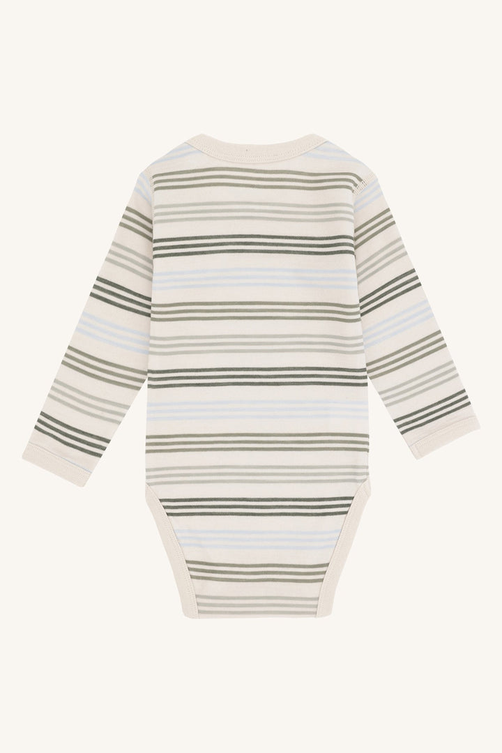 Hust and Claire Baloo 3 Stripes body i ull og bambus – French Oak for barn - Brobrobrille