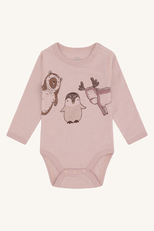 Hust and Claire Baloo Animals body i ull og bambus – Adobe Rose for barn - Brobrobrille