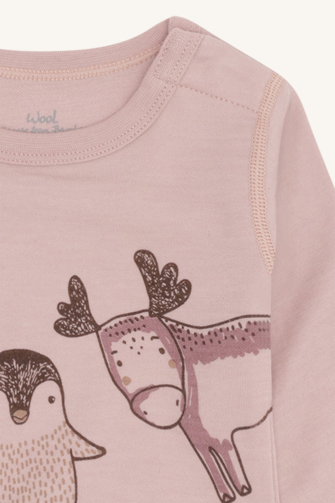 Hust and Claire Baloo Animals body i ull og bambus – Adobe Rose for barn - Brobrobrille