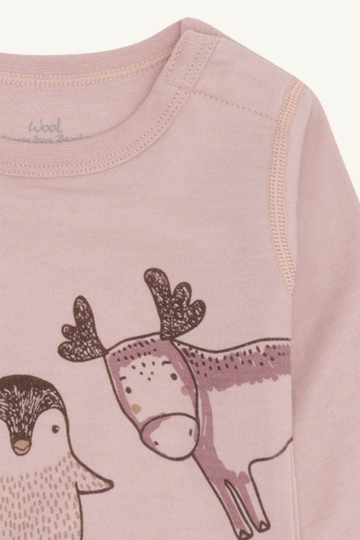 Hust and Claire Baloo Animals body i ull og bambus – Adobe Rose for barn - Brobrobrille