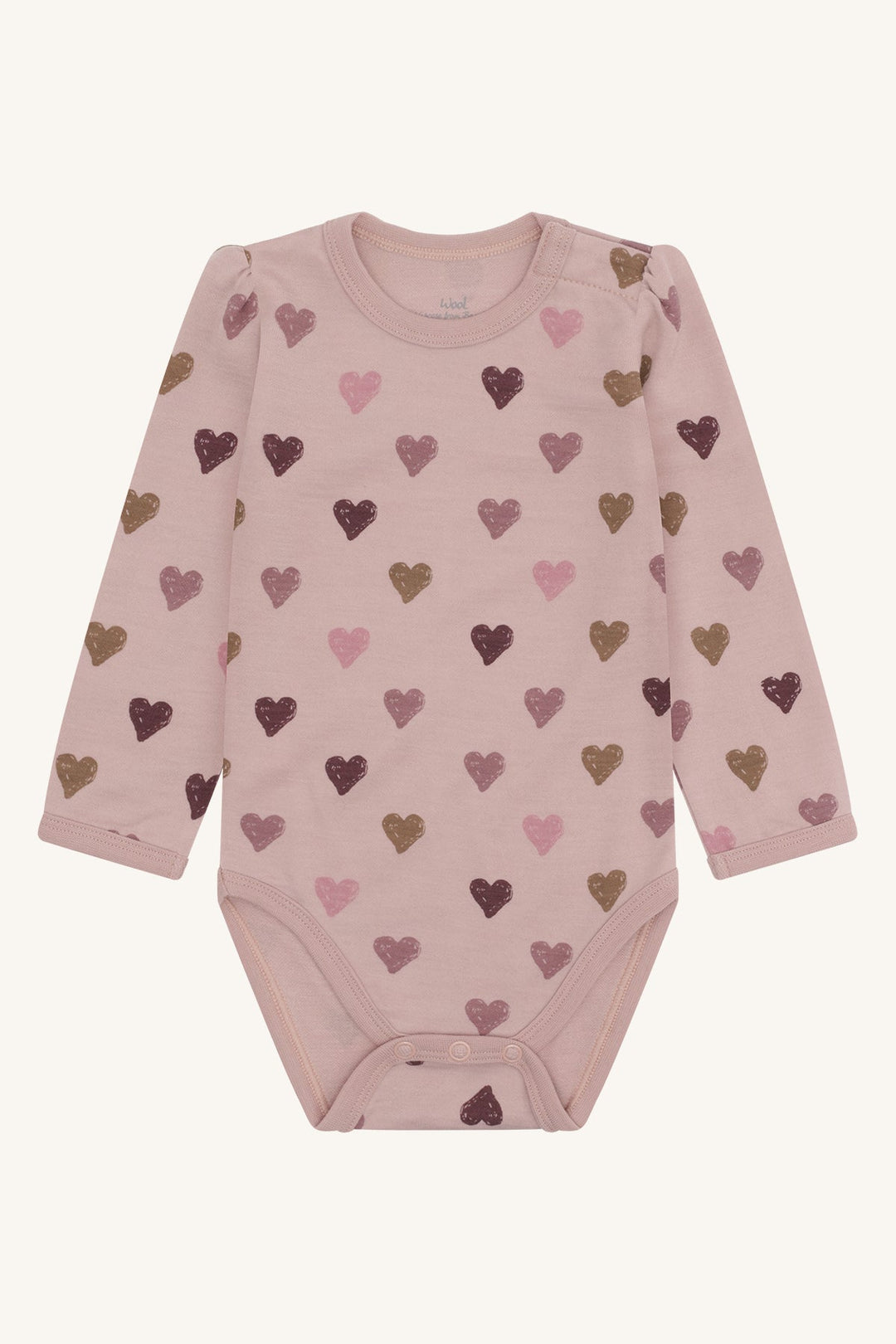 Hust and Claire Baloo body i ull med hjerter – Adobe Rose for barn - Brobrobrille