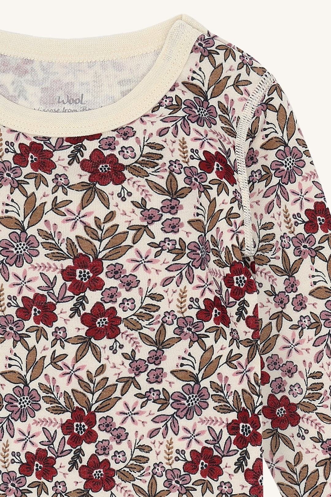 Hust and Claire Baloo body med blomsterprint – Off White for barn - Brobrobrille