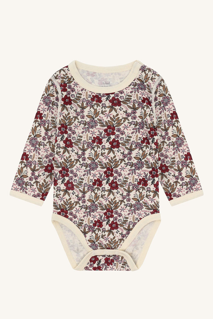 Hust and Claire Baloo body med blomsterprint – Off White for barn - Brobrobrille