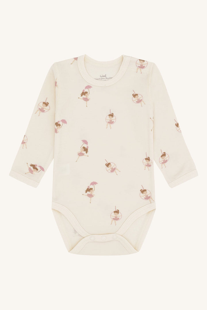 Hust and Claire Baloo body med linedance - trykk – Off White for barn - Brobrobrille