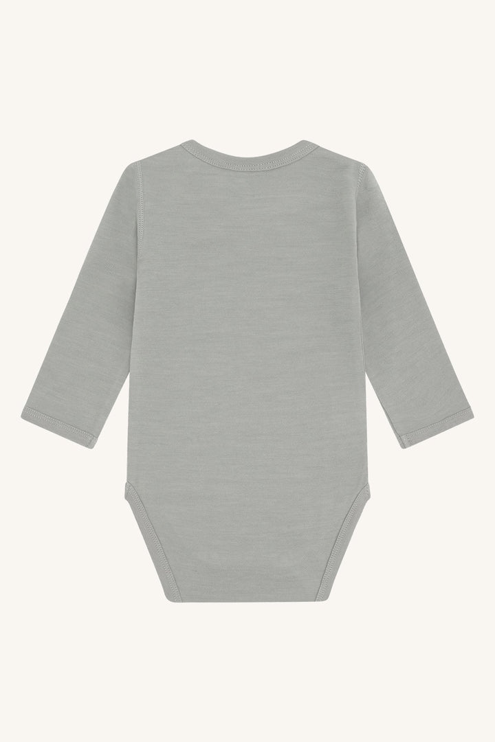 Hust and Claire Baloo Playing body i ull og bambus – Forest Fog for barn - Brobrobrille