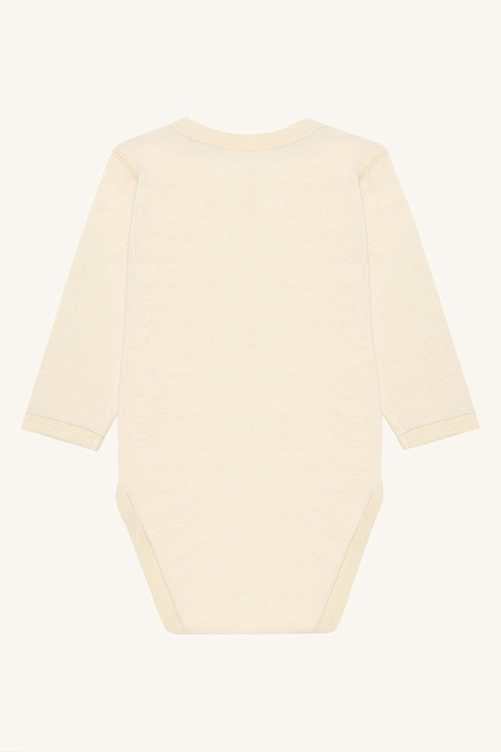 Hust and Claire Baloo Playing body i ull og bambus – Off White for barn - Brobrobrille