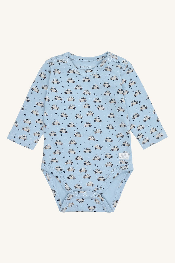 Hust and Claire Bebe Car body med bilmotiv – Baby Blue for barn - Brobrobrille