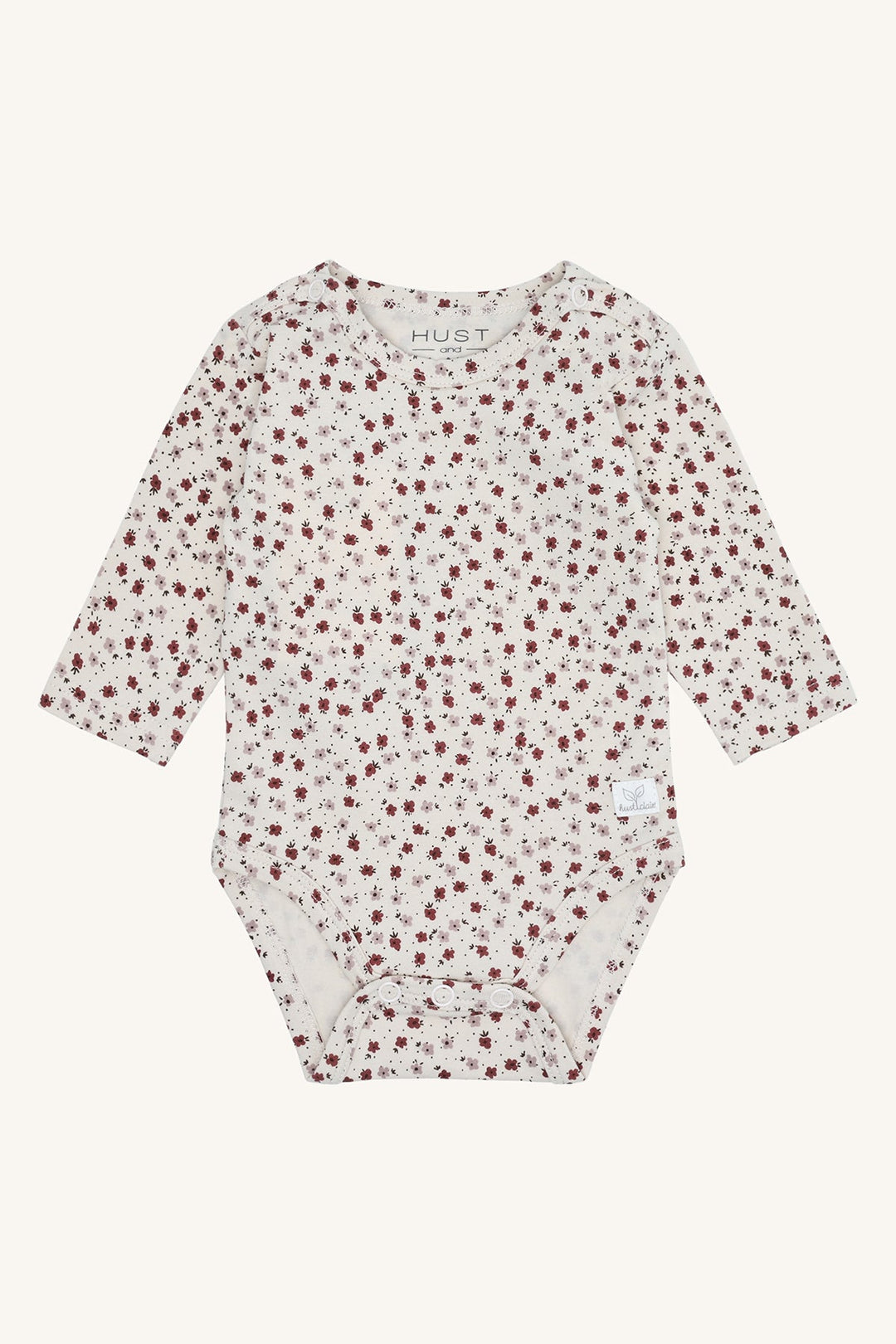 Hust and Claire Bebe Car body med blomstermønster – Gray Morn for barn - Brobrobrille