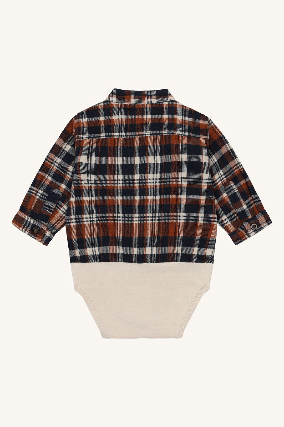 Hust and Claire Bertil Body Skjorte Urban Check - More Navy for barn - Brobrobrille