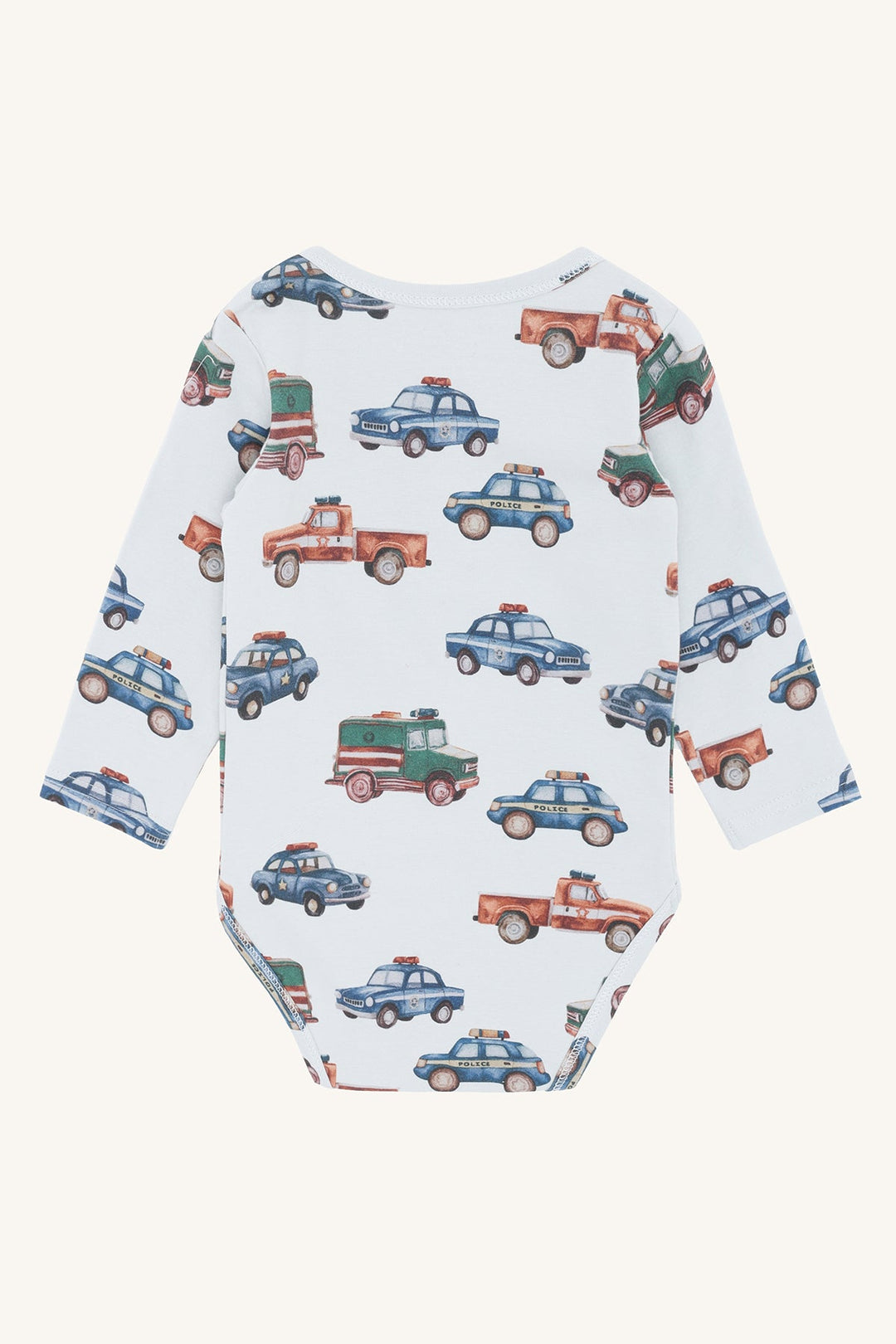 Hust and Claire Billy Body Placket Policecar - Light Blue for barn - Brobrobrille