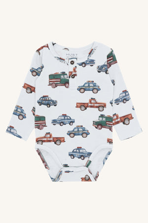 Hust and Claire Billy Body Placket Policecar - Light Blue for barn - Brobrobrille