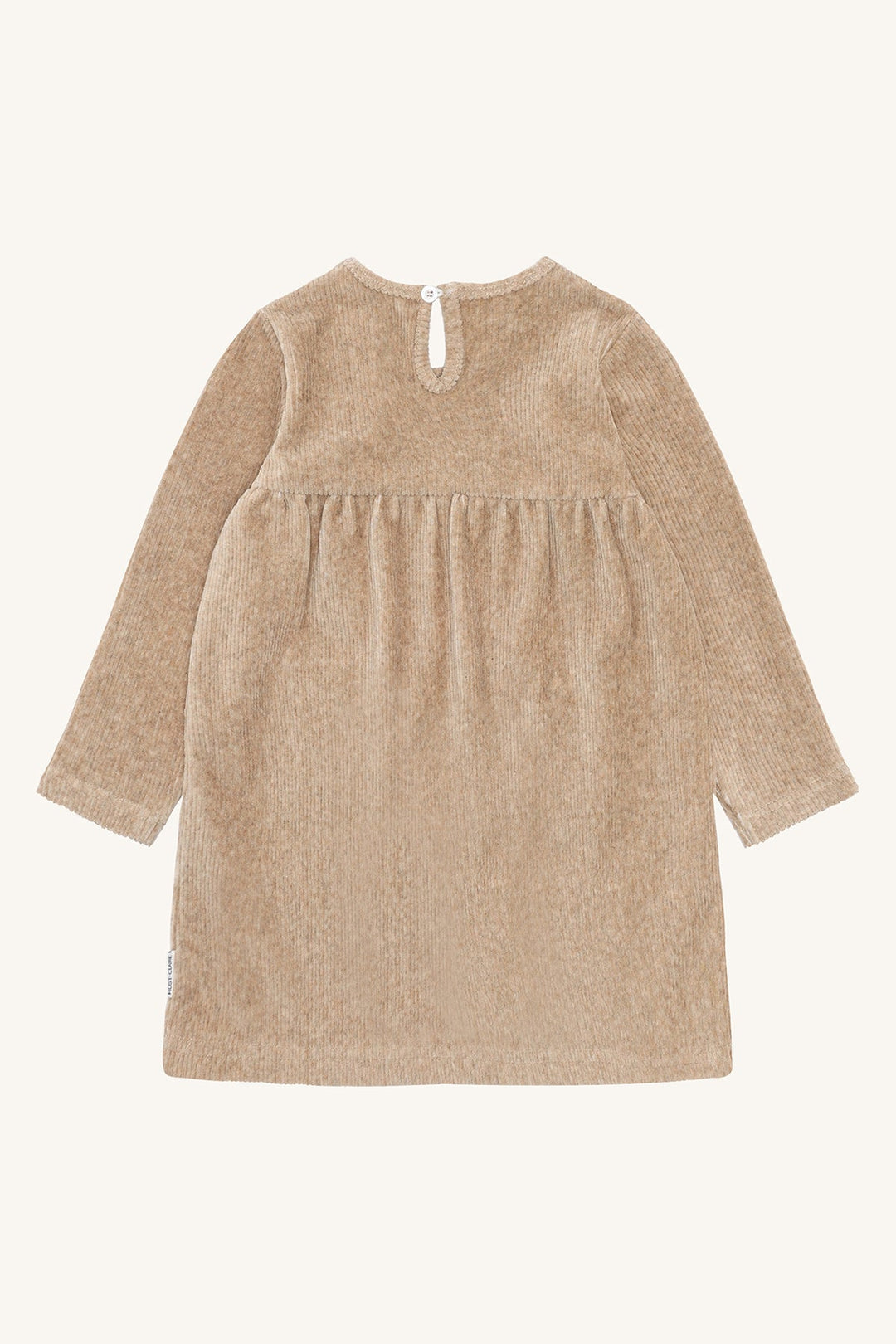 Hust and Claire Donna Kjole Ottoman Velour – Biscuit for barn - Brobrobrille