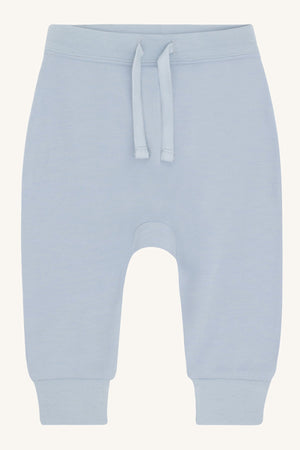Hust and Claire Gaby ullbukse i ull og bambus - Baby Blue for barn - Brobrobrille