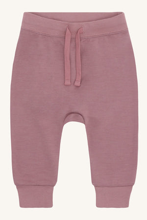 Hust and Claire Gaby ullbukse i ull og bambus – Pale Mauve for barn - Brobrobrille
