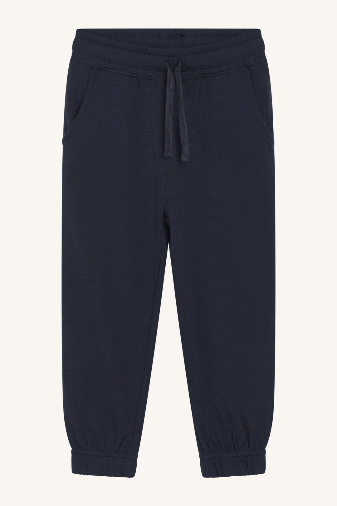 Hust and Claire Galon Joggebukse i ull og bambus – More Navy for barn - Brobrobrille