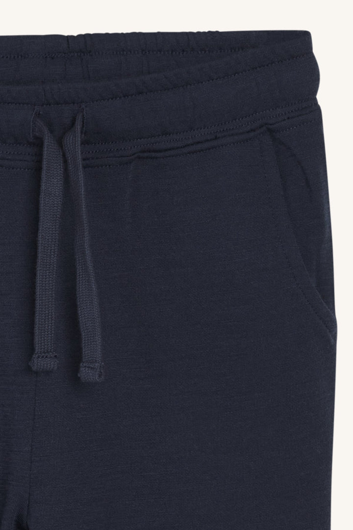 Hust and Claire Galon Joggebukse i ull og bambus – More Navy for barn - Brobrobrille