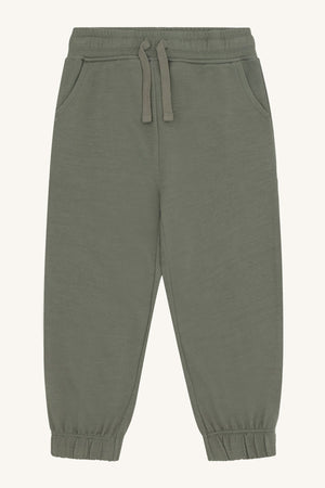 Hust and Claire Galon Joggebukse i ull og bambus – Turtle for barn - Brobrobrille