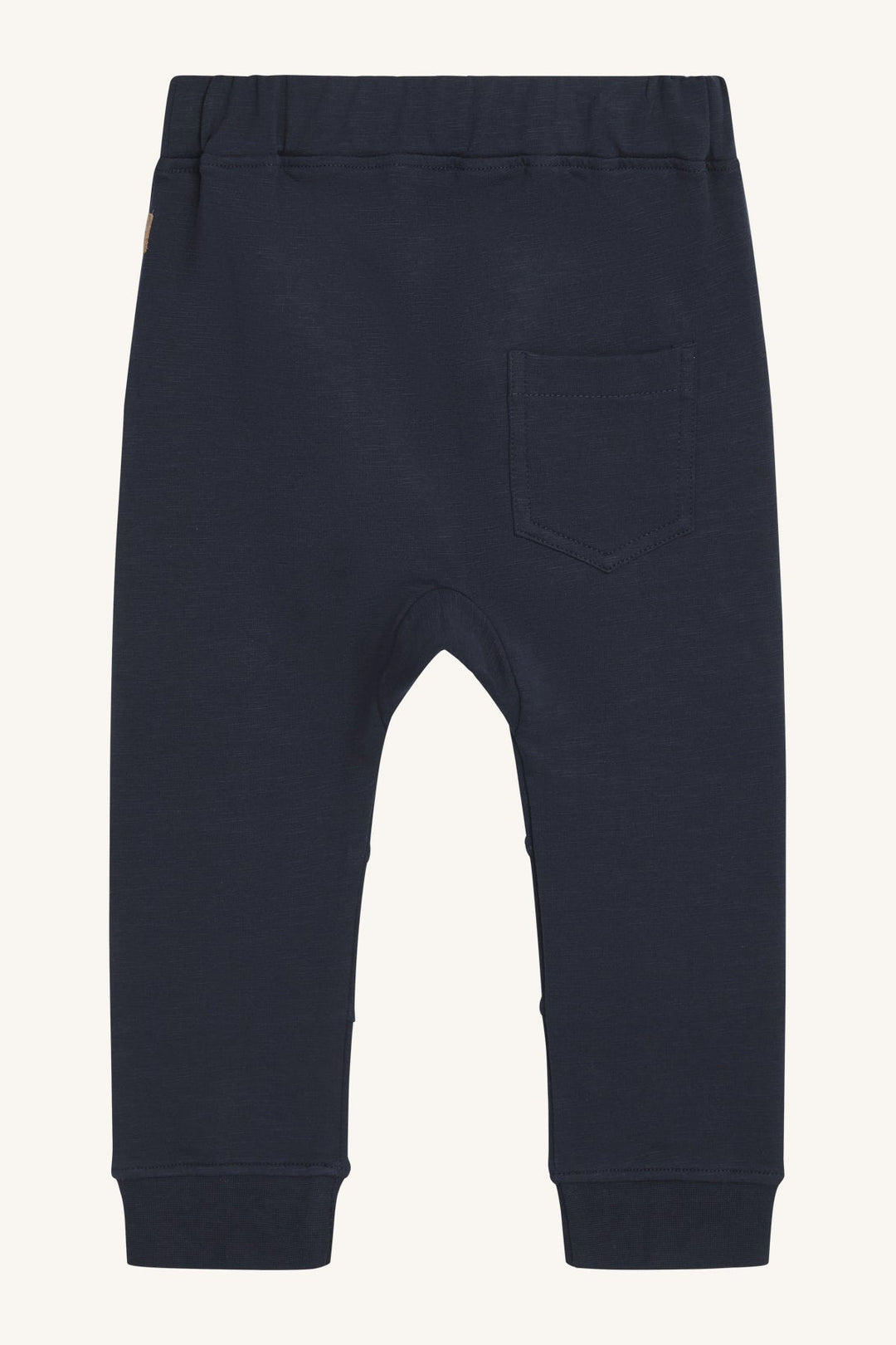 Hust and Claire Georg Solid joggebukse i bomull – Navy for barn - Brobrobrille