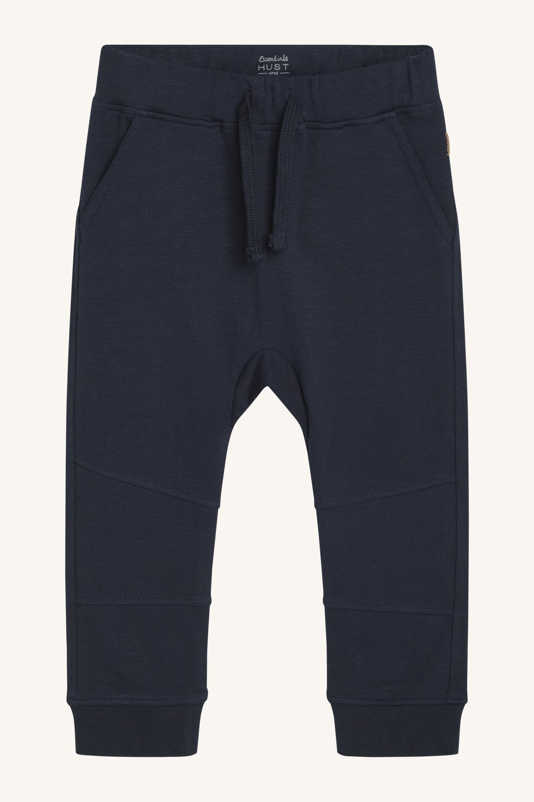 Hust and Claire Georg Solid joggebukse i bomull – Navy for barn - Brobrobrille