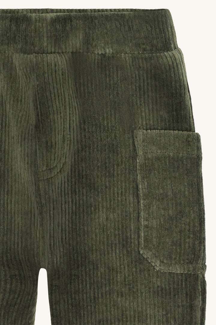 Hust and Claire Gus Bukse Ribbed Velour - Deep Ivy for barn - Brobrobrille