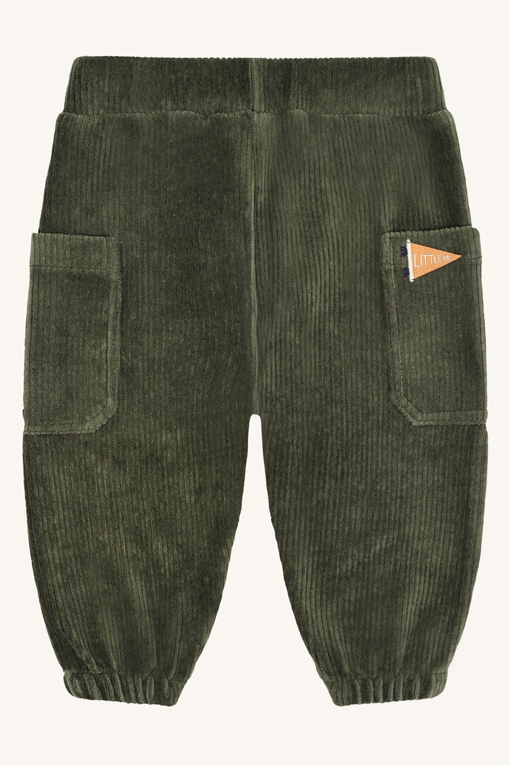 Hust and Claire Gus Bukse Ribbed Velour - Deep Ivy for barn - Brobrobrille