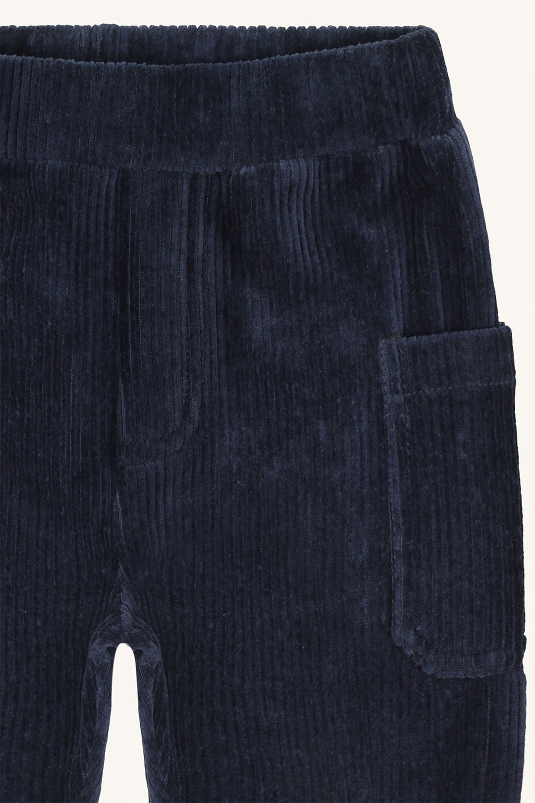Hust and Claire Gus Bukse Ribbed Velour - More Navy for barn - Brobrobrille