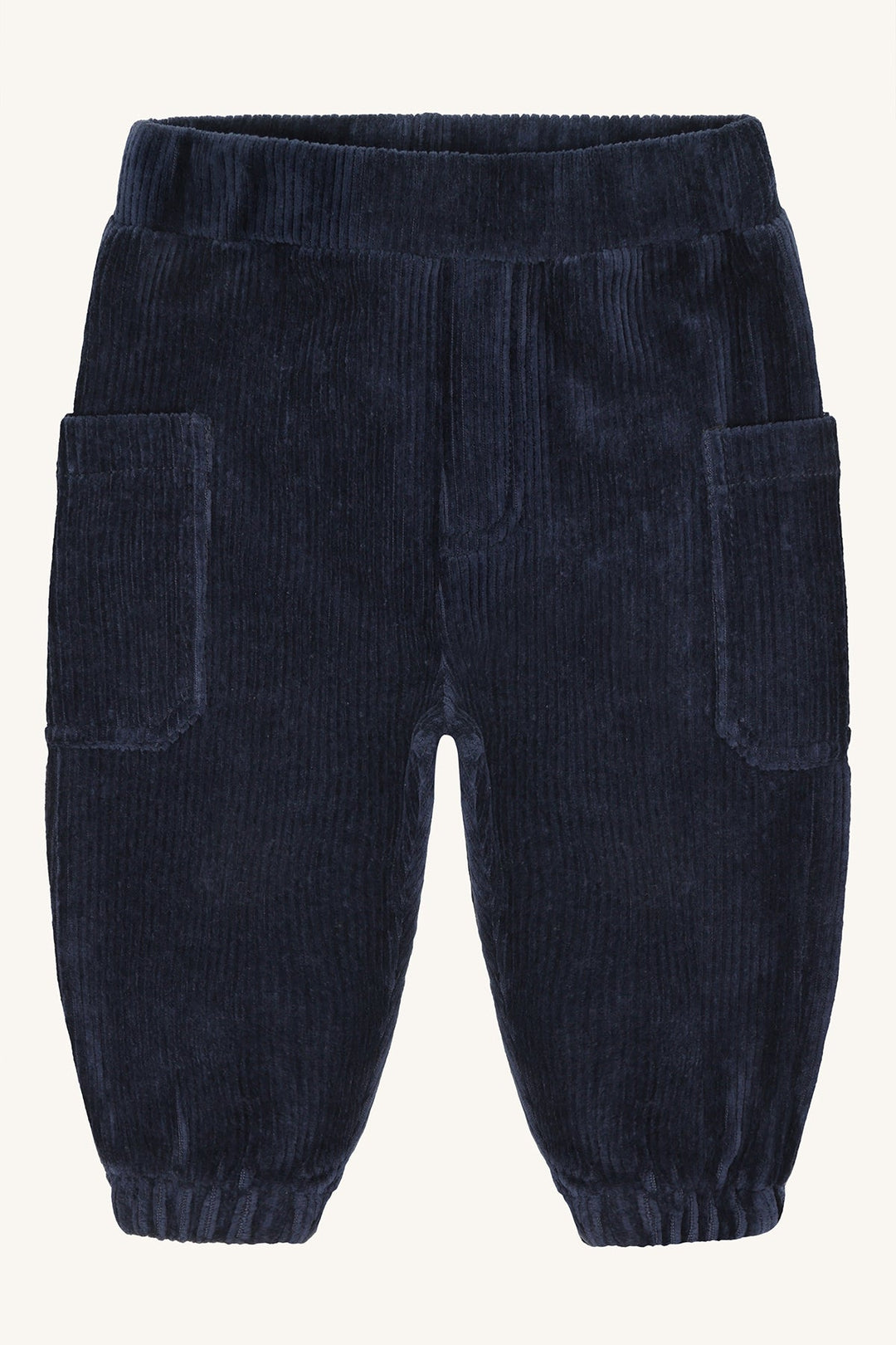 Hust and Claire Gus Bukse Ribbed Velour - More Navy for barn - Brobrobrille