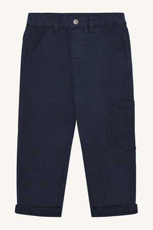 Hust and Claire James Canvasbukse - More Navy for barn - Brobrobrille