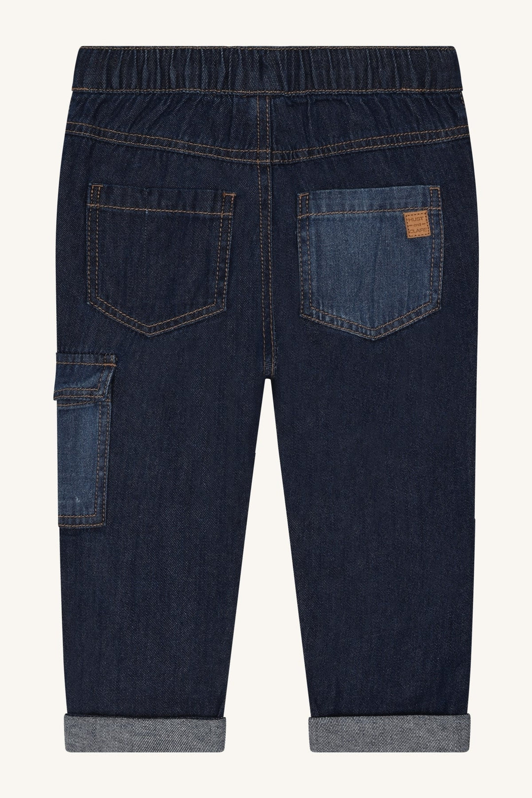 Hust and Claire James Contrast Denim Bukse – Dark Denim for barn - Brobrobrille