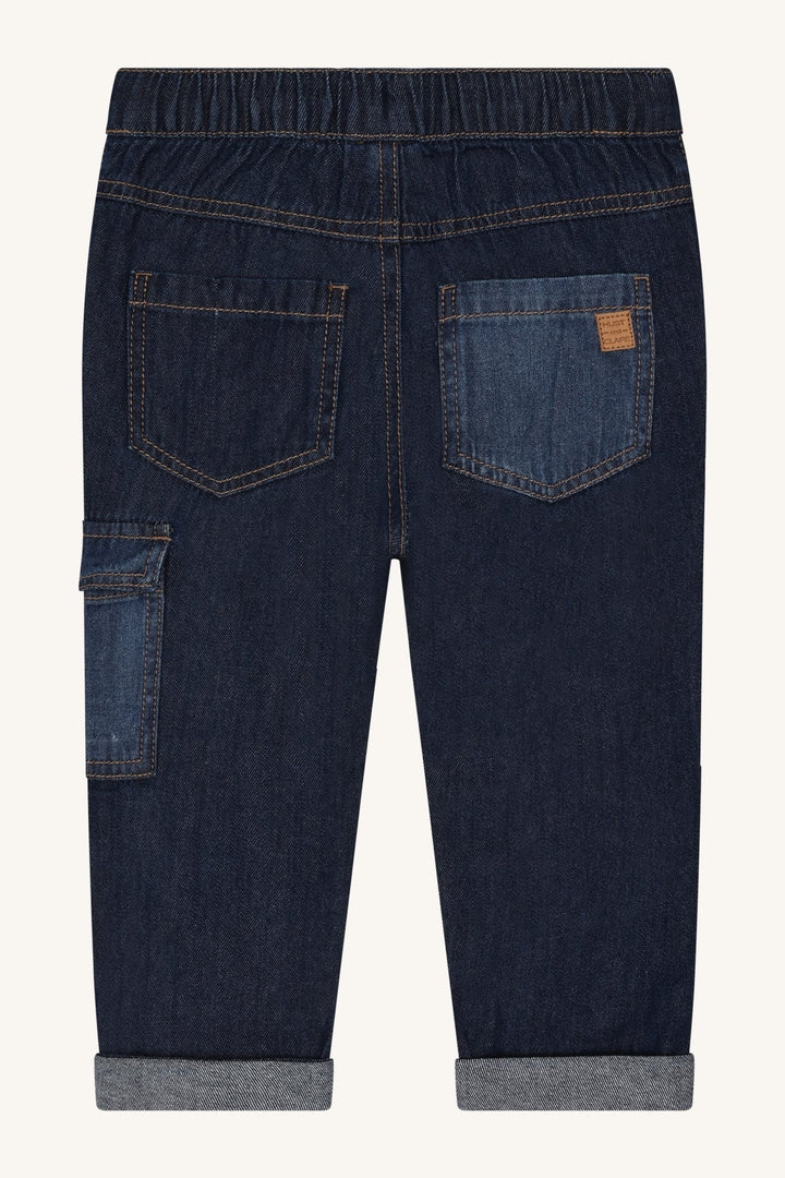 Hust and Claire James Contrast Denim Bukse – Dark Denim for barn - Brobrobrille