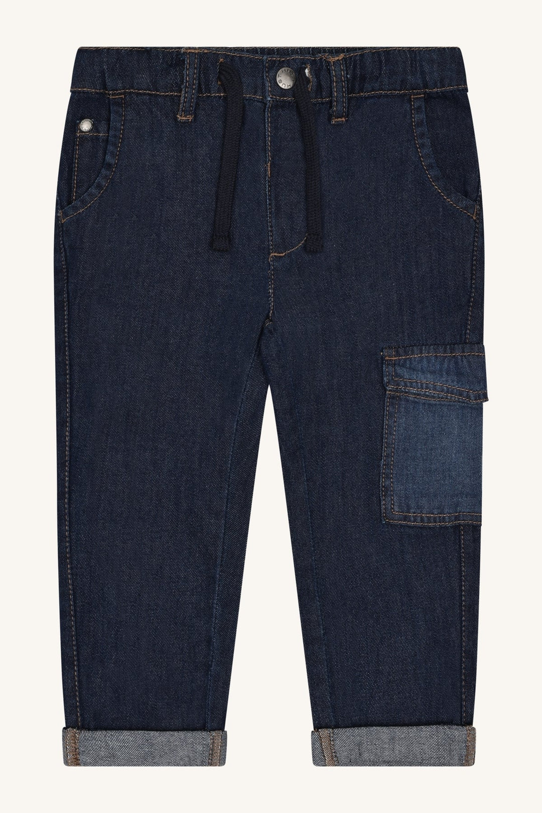 Hust and Claire James Contrast Denim Bukse – Dark Denim for barn - Brobrobrille