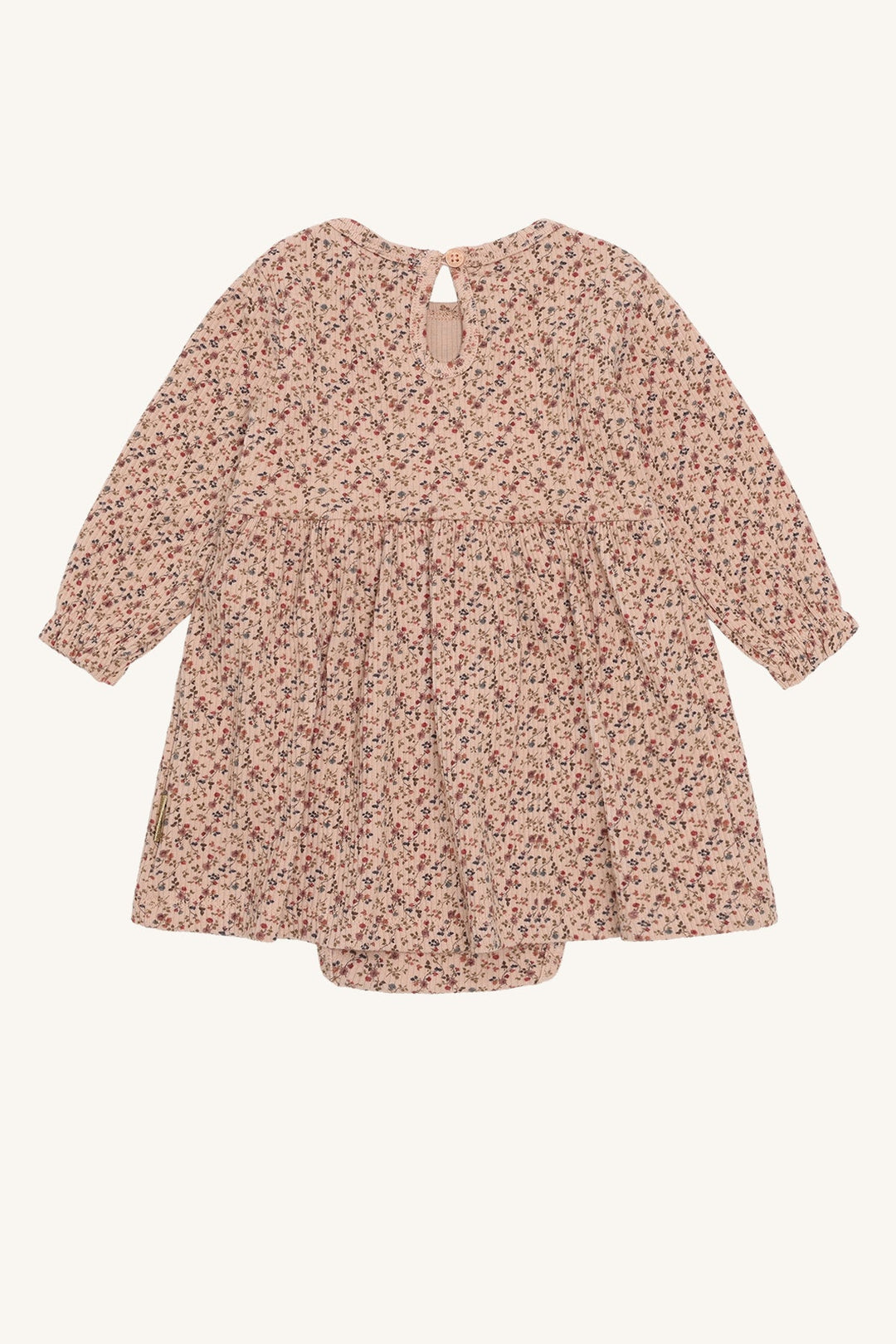 Hust and Claire Kristi Kjole Little Roses - Rugby Tan for barn - Brobrobrille