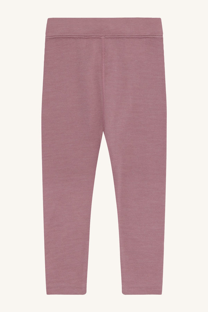 Hust and Claire Laki leggings i ull - bambus – Pale Mauve for barn - Brobrobrille