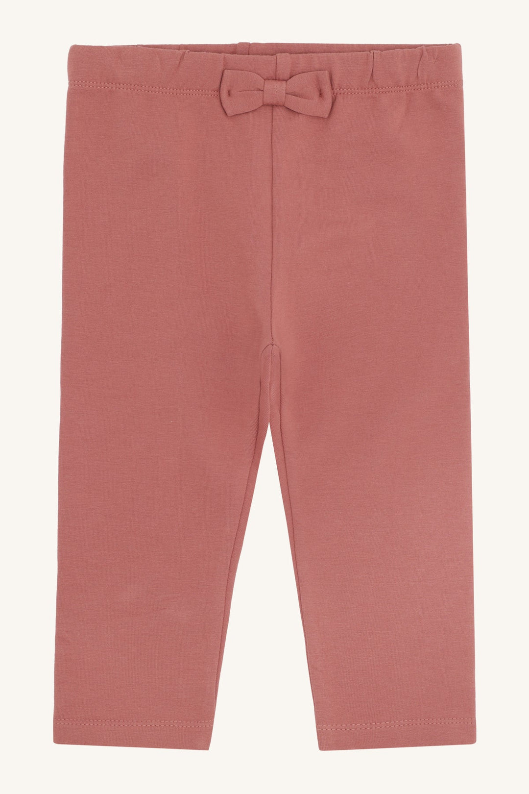 Hust and Claire Lisa leggings med sløyfe – Dry Rose for barn - Brobrobrille