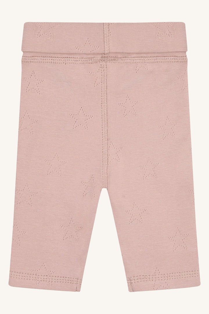 Hust and Claire Luca leggings i pointelle med stjerner – Adobe Rose for barn - Brobrobrille